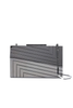 Eddie Borgo Silver Gunmetal Evening Clutch Bag