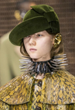 Gucci Gold Ear Set Right Side Has Gold Hoop Schiaparelli Style Earrings