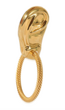 Gucci Gold Ear Set Right Side Has Gold Hoop Schiaparelli Style Earrings