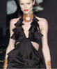 YSL Saint Laurent by Tom Ford Nude Orange Tobacco Lucite Crystal Choker Necklace Runway Fall 2003
