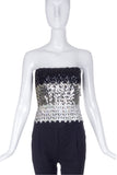 Vintage Sequin "Disco" Tube Top