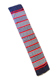 Vintage Navy Red Polka Dot Graphic Print Scarf