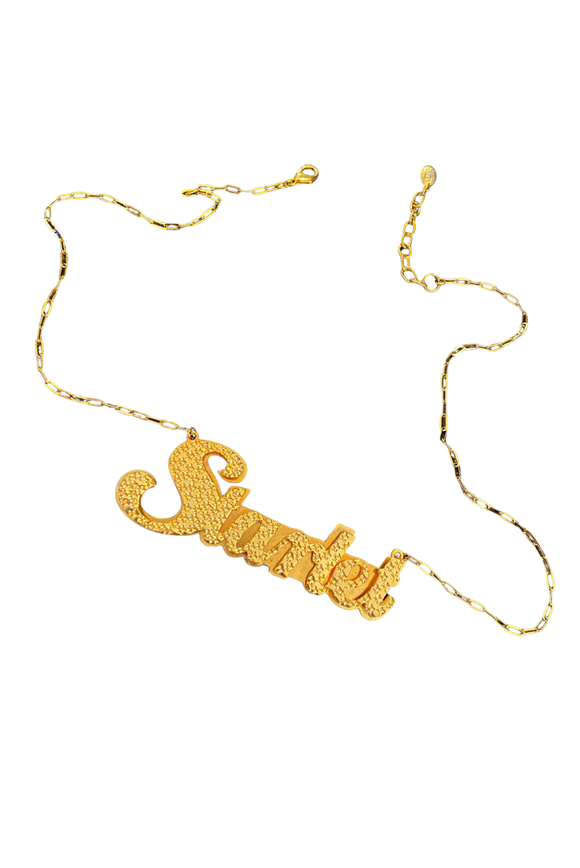 Vintage Gold Textured 3 Dimensional 