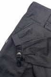 Teagles Japanese Streetwear Cult Label Nylon Pin Stripe Harem Trousers Black and Gray