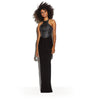 Tom Ford Black Crocodile Embroidered Halterneck Gown Dress Spring Summer 2019