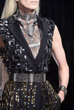 Lanvin Dedale Silver Crystal Art Deco Choker Necklace Runway Spring Summer 2013