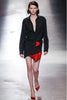 Anthony Vaccarello Black and Red Asymmetric Skirt FW 2014