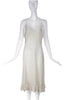 Vintage Ivory Negligee Slip Dress with Lace Details