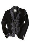 Yves Saint Laurent by Tom Ford Black Velvet Ruffle Blazer FW2001  - BOUTIQUE PURCHASE PRICE #