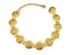 Versace Massive 1990's Gold Plated Medusa Coin Belt - 11 Links