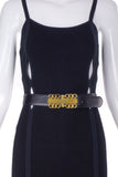 Versus Versace Black Cut-Out Dress