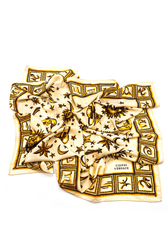 Gianni Versace Celestial Zodiac Scarf
