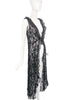 Vintage Lace Ruffle Morning Coat Dress
