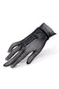 Vintage Black Fishnet Wrist-Length Gloves