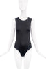 Vintage Black Nylon "Scuba" Bodysuit