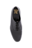Vintage Black Patent Leather Lace-Up Derby Men's Shoe