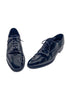 Vintage Black Patent Leather Lace-Up Derby Men's Shoe
