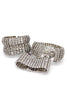 Vintage Albert Weiss 1950's Rhinestone Bracelets - Set of three