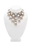 Vintage Crystal Heavy Couture "Marilyn" Necklace stamped Vogue