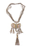 Vintage Brass Elephant Maharaja Necklace