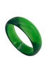 Vintage Green Lucite Resin Bangle Bracelet