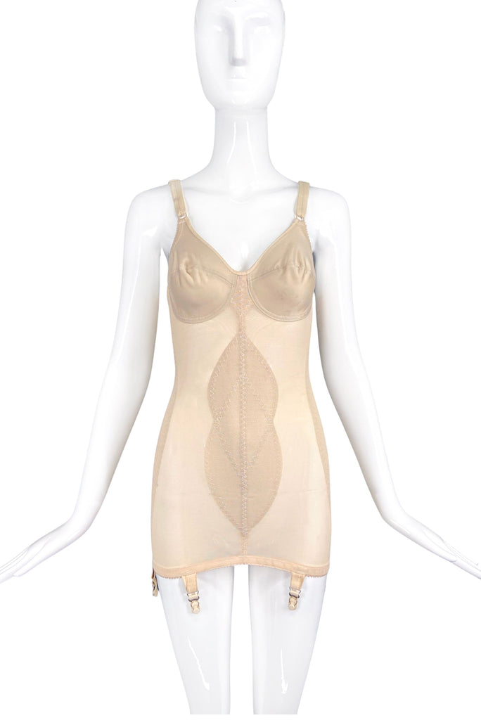 Vintage Nude Sheer Control Girdle