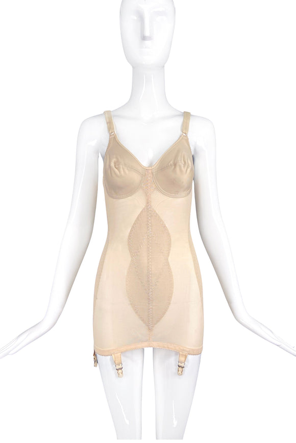 Vintage Nude Sheer Control Girdle