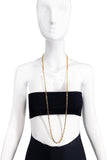 Eddie Borgo Gold Hexagon Chain Link Necklace