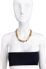 Vintage Gold Oversize Square Link Chain Necklace