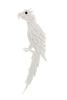 Vintage White Parrot Broach
