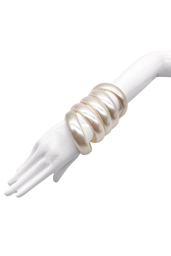 Vintage Mother of Pearl Finished Bangle Collection