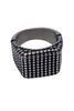 Vintage Silver Studded Texture Men's Ring