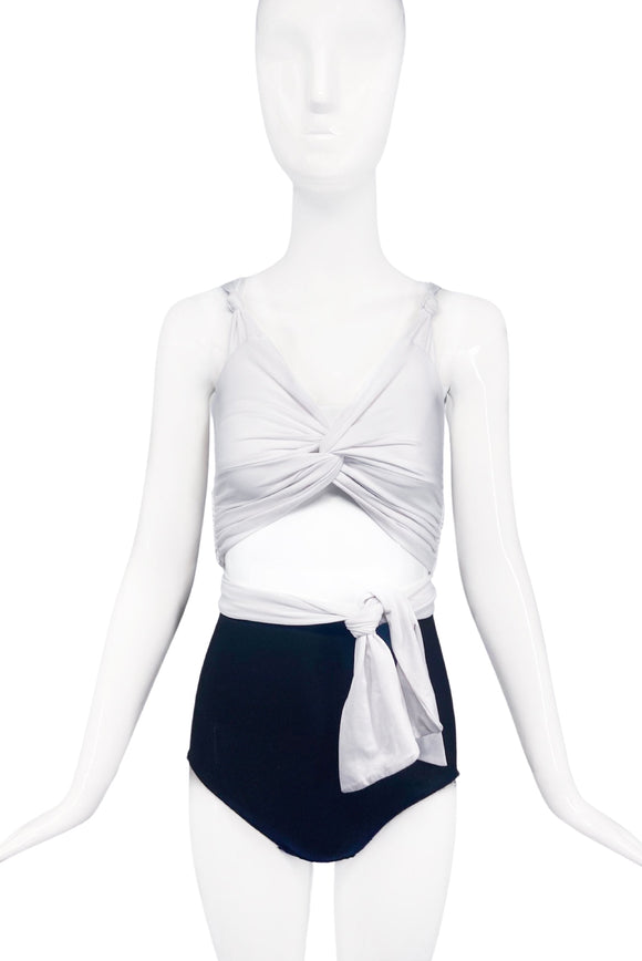 Lioness White Tie Around Bralette Halter Top