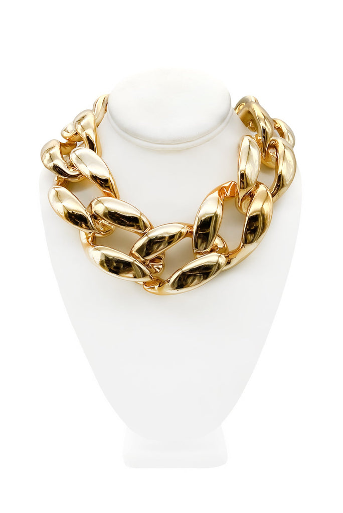 Vintage Gold Oversized "Balmain Style" Chain Link Necklace