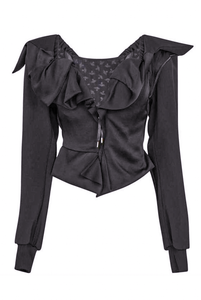 Vivienne Westwood Black Removable Sleeve Off CCorset Jacket