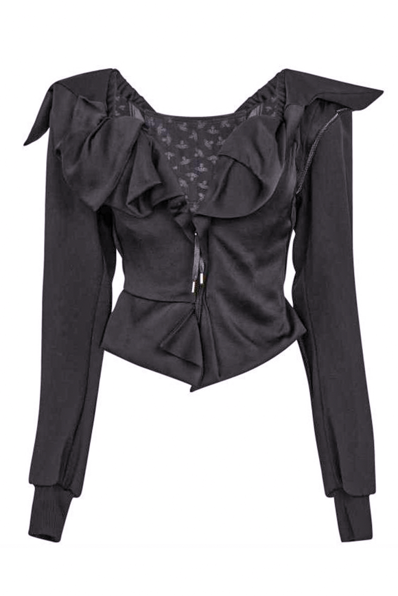 Vivienne Westwood Black Removable Sleeve Off CCorset Jacket