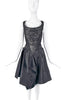 Vivienne Westwood Black Silver Lace Inlay Corset Cocktail Dress