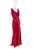 Vivienne Westwood Red Silk Bias Cut Gown