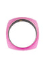 Alexis Bittar Pink Lucite Wide Squared Bangle Bracelet