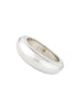 Alexander McQueen Silver Smooth Minimalist "Elsa Peretti" Bangle Bracelet