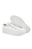 White Canvas Platform Converse