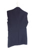 Xavier Delcour Black Sleeveless Blazer with Deconstructed Edges