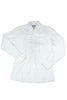 Xavier Delcour Menswear White Cotton Tuxedo Shirt with Pleat Ruffle Bib Front