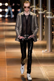 Saint Laurent Paris Gold Lurex Leopard Print Blazer Jacket SS2014
