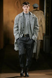 Yves Saint Laurent Grey Military Mandarin Collar Button-Up Shirt FW2006*
