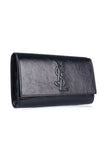 Saint Laurent YSL Belle Du Jour Black Patent Leather Clutch Bag