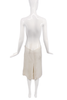 Alexander McQueen Beige Textured "Bumster" Skirt S/S 1997