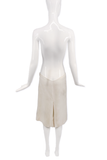 Alexander McQueen Beige Textured "Bumster" Skirt S/S 1997