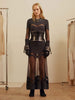 Alexander McQueen Black Leather Silver Metal Grommet Eyelid Corset Belt Pre Fall 2017