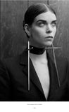Vintage Punk Royale Couture Oversize Cross Necklace on a Large Gold Link Chain - matching Earrings